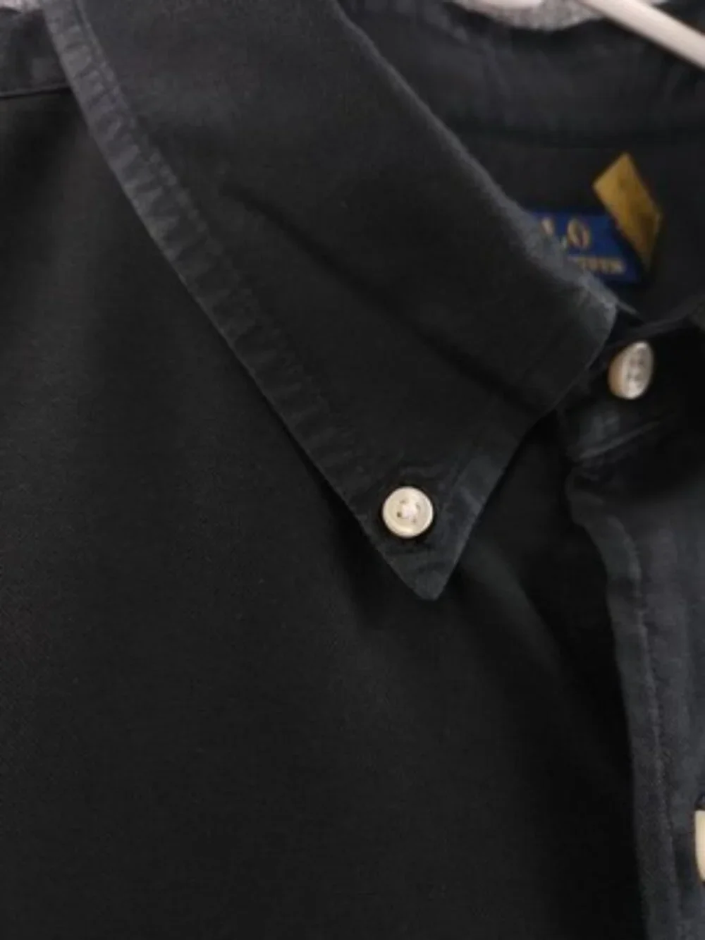 Polo Ralph Lauren 2XL Polo Ralph Lauren Logo Short Sleeve Button-Down Men Black